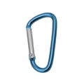 thumbnail image 4 of D Clip Carabiner Snap Spring Clasp Hook Keyring Camping Carabina Small 3 FAST, 4 of 8