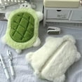 thumbnail image 2 of Jiibva Plush Turtle Pencil Case, Cartoon Pen Case Kawaii Pen Holder Pencil Pouch Zipper Stationery Bag Makeup Pouch, 2 of 7