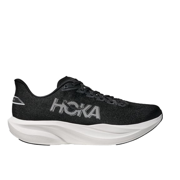 HOKA Mach 7 Running Shoes in Black/White | Men - 12