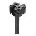 thumbnail image 1 of Fresa de superficie para tablero de alerón CNC, vástago de 1/4, 4 flautas, inserto de carburo para aplanamiento de losas, estilo cepilladora, diámetro de corte de 1 pulgada, 1 of 14