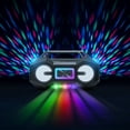 thumbnail image 6 of ION Audio Party Rocker Go HighPower Boombox Portable Speaker with Party Starter Lights Black iSP147, 6 of 11