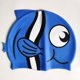 thumbnail image 3 of Paquete de 2 gorros de natación MACHAO impermeables azul claro azul, 3 of 5