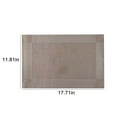 thumbnail image 3 of Placemats Set of 6, Washable Indoor/Outdoor Vinyl Table Mats, PVC Weave Heat-Resistant Place Mats for Dining Table, 17.71x11.81in Non-Slip Placemats, Easy to Clean Table Mats, 3 of 7