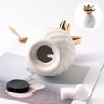thumbnail image 3 of Matsuzay Hucha de piña de cerámica, pequeños adornos con forma de fruta bonita, bote de ahorro, decoración del hogar, caja de dinero, Decoración del hogar, 3 of 6