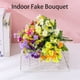 thumbnail image 2 of Cateissary Flores artificiales ramo falso hogar jardín boda crisantemo ramo al aire libre decorativo Oficina boda autoensamblaje Decoración Púrpura Cateissary HA084177-03, 2 of 6