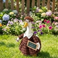 thumbnail image 6 of Teacher Goose Outfit for 23 Inch Porch Goose,Plaid Skirt School Costume Set for White Goose Statue,Classroom Garden Yard Porch Seasonal Decorative Clothes, 6 of 7