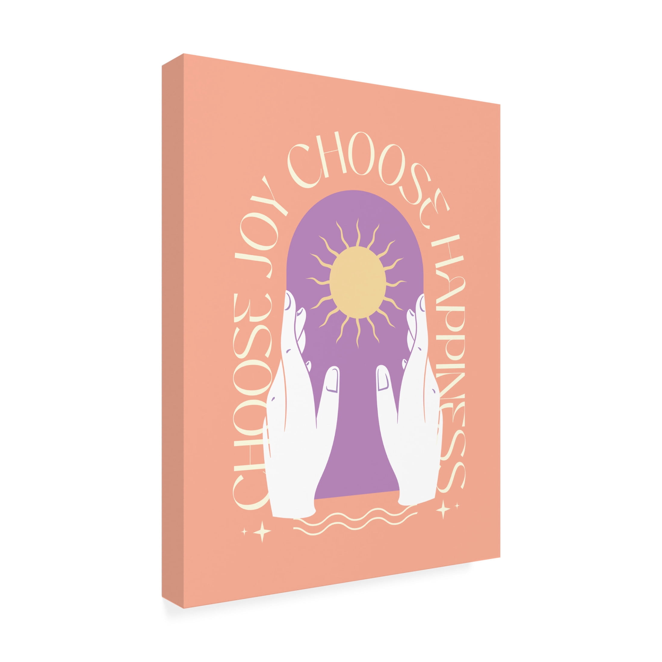 Trademark Fine Art Beth Cai Choose Joy Choose Happiness Canvas Wall Art