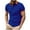 Blue, variant on Men Summer Tops Trendy Black Blouses for Men Dressy Casual Mens T Shirts Graphic Tees Vintage Mens White Tank Top Shapewear Generic Brand Tops for Men