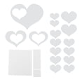 thumbnail image 3 of Adhesivo De Pared, Decoración De Interiores, 30 Piezas, Ajuste De Espejo En Forma De Corazón Para Sala De Estar, Dormitorio, Entrada, Pared De Habitación De Bebé, 3 of 8