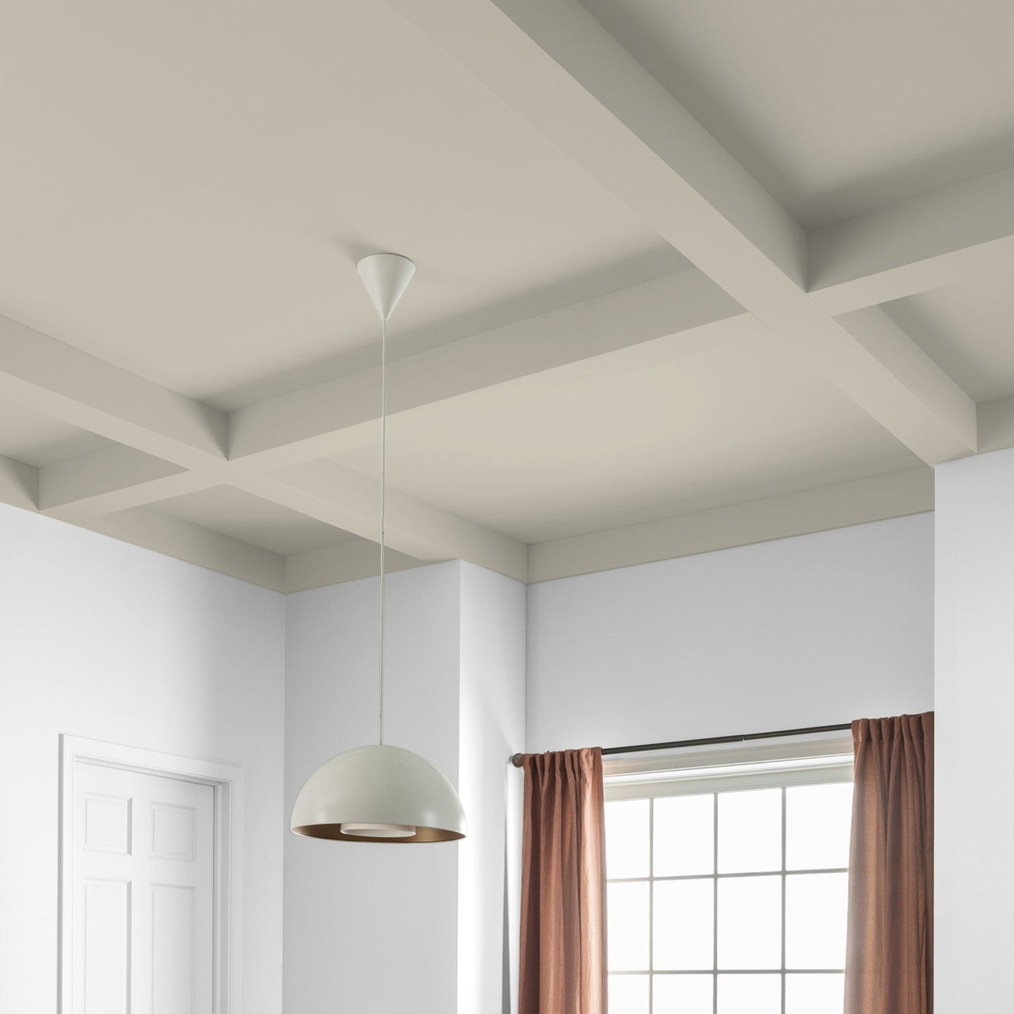 Glidden High Endurance Plus Antique White Ultra Flat Interior Ceiling Paint and Primer, 1 Gallon