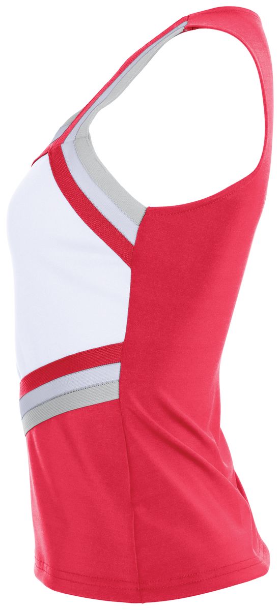 Augusta Sportswear Red/ White/ Metallic Silver 6374 XL - image 3 of 4