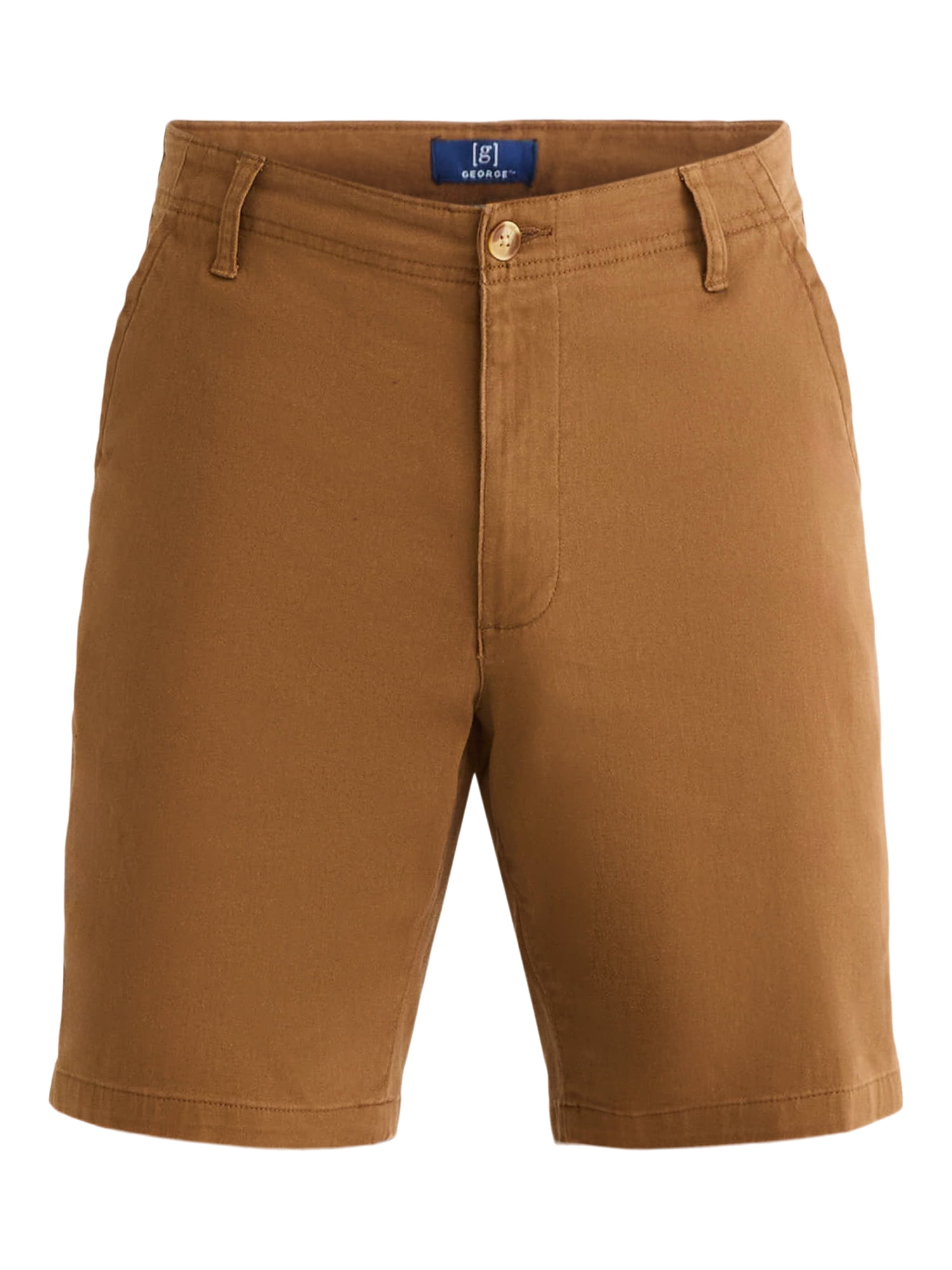 George Men's and Big Men's Flat Front Shorts, 9" Inseam, Sizes 28-54