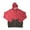 Maroon/Black, variant on Men's Full Zip Color Block Drawcord Adjustable Hood Training Woven Jacket (Vector Blue/Vector Navy, L)