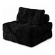 thumbnail image 1 of Sillón individual de espuma color negro con soporte ergonómico y tela transpirable, 1 of 1