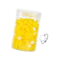 thumbnail image 2 of Vasos de pegamento portátiles para anillos de pegamento de pestañas, para escuelas de cosmetología y salones de belleza. Panal amarillo, 2 of 8