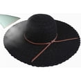 thumbnail image 3 of CoCopeaunts Wide Brim Bucket Hat for Women Summer Beach UV Protection Sun Cap Outdoor Traveling Charming Large Fisherman Hat, 3 of 8