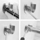 thumbnail image 4 of U Shaped Pole Bracket Set, 304 Stainless Steel U Pole Base Clamps for Closet, Cabinet, Bathroom, Kitchen, etc., 4 of 4