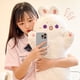 thumbnail image 5 of 80X45cm Kawaii Taiyaki Cat Plush Toy Rabbit Hiding in Carrot Dog in Big Bones Ferry Animals Plushie Throw Pillow For Kids Girl, 5 of 5