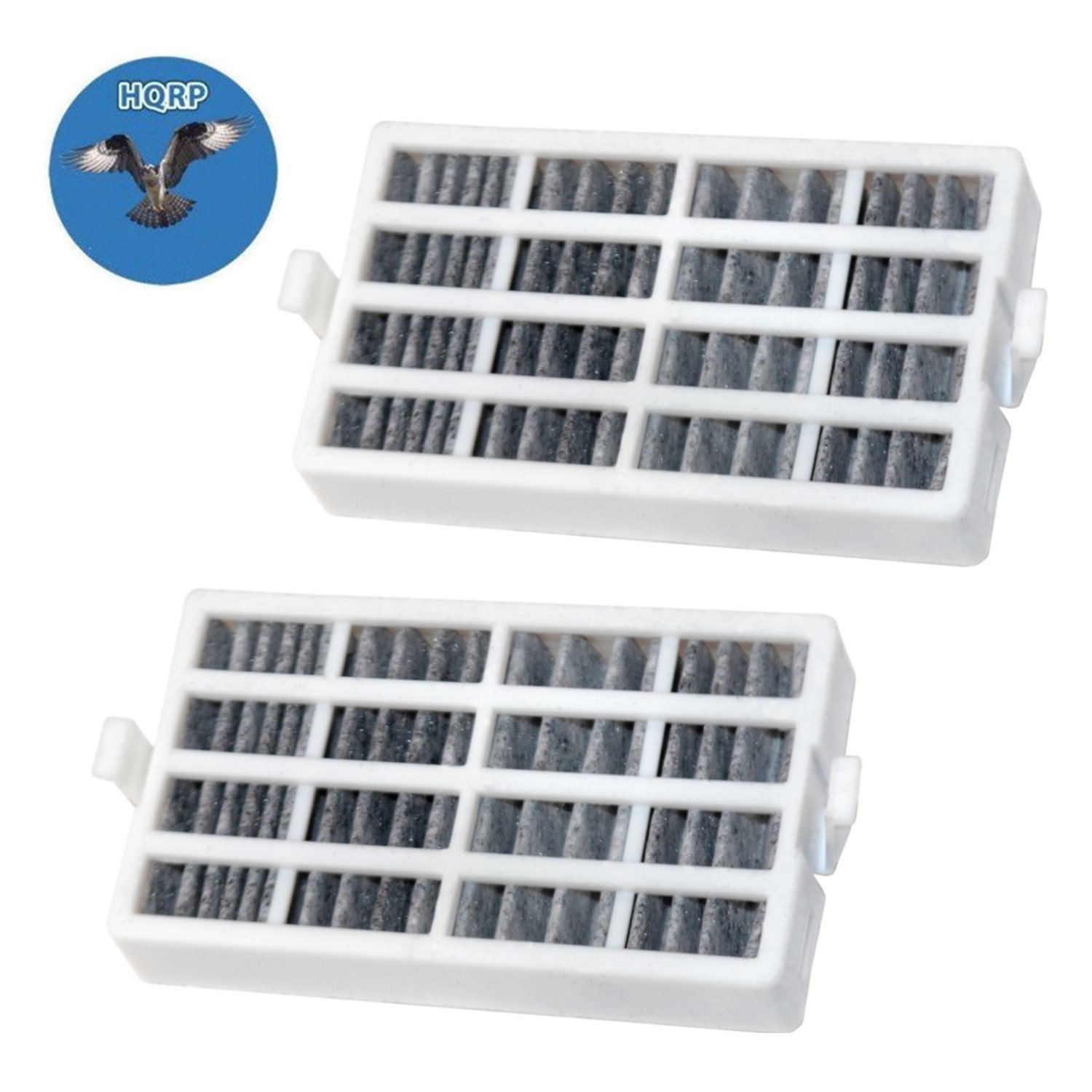 HQRP 2pack Refrigerator Air Filter for KitchenAid KRFF707E KRMF706E