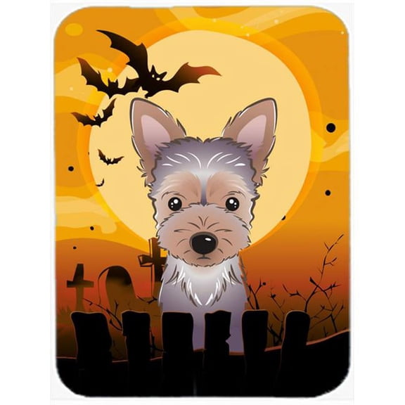 Carolines Treasures  Halloween Yorkie Puppy Mouse Pad