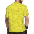 thumbnail image 4 of Lemon Slice Print T-Shirt Digital Art Popular T Shirts Short Sleeve Breathable Tops Summe, 4 of 5