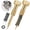 gold+black 2 set, variant on Chasenew 2sets Pro Carb Rebuild Kit, Air fuel mixture screw kit, for Keihin CV CVK Carbs, Harley Big Twin 1990-1999, Twin Cam 1999-2006 & Sportster XL 883 1200 1988-2006 （Gold+Black）
