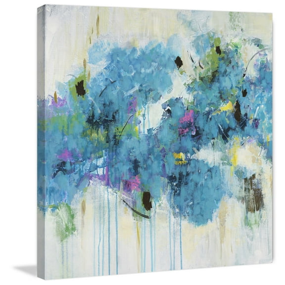 "Center Piece I-2" Painting Print on Wrapped Canvas