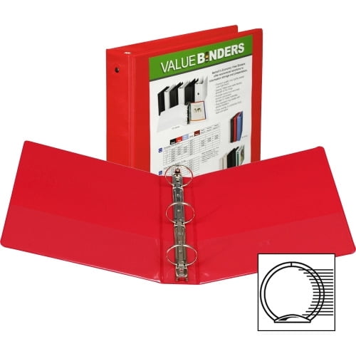 Samsill Economy 2' Round Ring View Binders 2' Binder Capacity - Letter - 8 1/2' x 11' Sheet Size - 425 Sheet Capacity - 3 x Round Ring Fastener(s) - 2 Internal Pocket(s) - Polypropylene, Chipboard - R