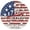Red2, variant on 4th of July Round Fitted Tablecloth with Elastic, Independence Memorial Day Patriotic Table Cloth Decorative Washable Red White Blue Star Stripe Table Cover Picnic Party Family Home for 39"-48" Table