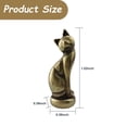 thumbnail image 3 of WLHYHH Cat Hinge Head Decorative Topper - Copper Finish, Magnetic, Set of 3, 3 of 7