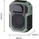 thumbnail image 3 of Portable Fan,6000ma Portable Waist Fan Usb Rechargeable 3 Speed Outdoor Sports Mini Electric Air Conditioning Cooling Hanging Neck Fan (green 1pc), 3 of 5