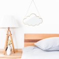 thumbnail image 1 of Espejo de pared colgante con forma de nube, espejo decorativo con marco de madera, espejo de pared para el baño, el dormitorio y la entrada del hogar, 1 of 1