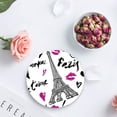 thumbnail image 3 of FMSHPON Paris France Decor Eiffel Tower Set of 6 Round Coaster for Drinks, Absorbent Ceramic Stone Coasters Cup Mat with Cork Base for Home Kitchen Room Coffee Table Bar Decor, 3 of 5