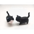 thumbnail image 4 of 9pcs Plastic Cartoon Cat Figures Miniature Cats Set Kitty Cake Topper Fairy Garden Decoration, 4 of 5