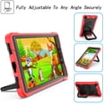thumbnail image 2 of For Samsung Galaxy Tab A 8.0 (2019) T290 Contrast Color Shockproof Robot Silicone + PC Case with, 2 of 9