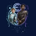 thumbnail image 2 of Boy's Marvel Eternals Sprite and Kingo Duo  Graphic Tee Navy Blue X Large, 2 of 4