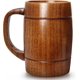 thumbnail image 1 of 14 oz Stor Träölmugg Bästa Trä Dricksmugg Trästop Tankard Ölglas Sten Te Mugg Tunna Mugg för Män Kvinnor Kaffe Mugg Present Viking Mugg, 1 of 5