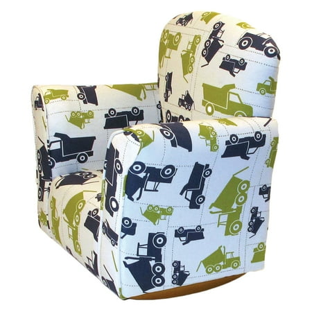Brighton Pattern - Brighton Home Toddler Rocker - Dump Truck