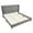 Gray#4, variant on Bed Frames Findlay Plush 3D Upholstered Platform Bed in White Dove, Twin,Storage Beds Frames
