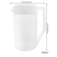 thumbnail image 2 of SEWACC Large Plastic Pitcher for Cold Beverages Home Use 1Set 9.5X7.5X5.2In, 2 of 8
