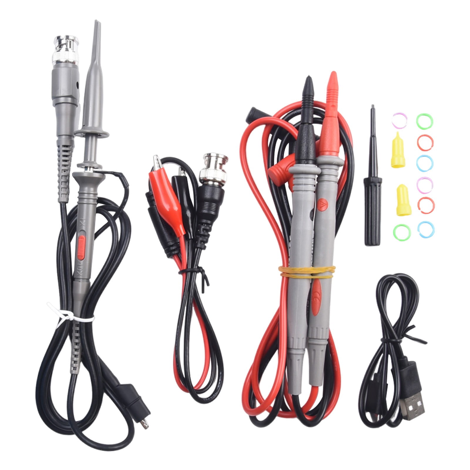 2C23T Handheld Digital Dual Channel Oscilloscope Multimeter 3in1 SignalGenerator
