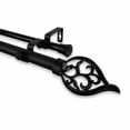 thumbnail image 2 of Flora Double Curtain Rod 48-84 inch - Mahogany, 2 of 4