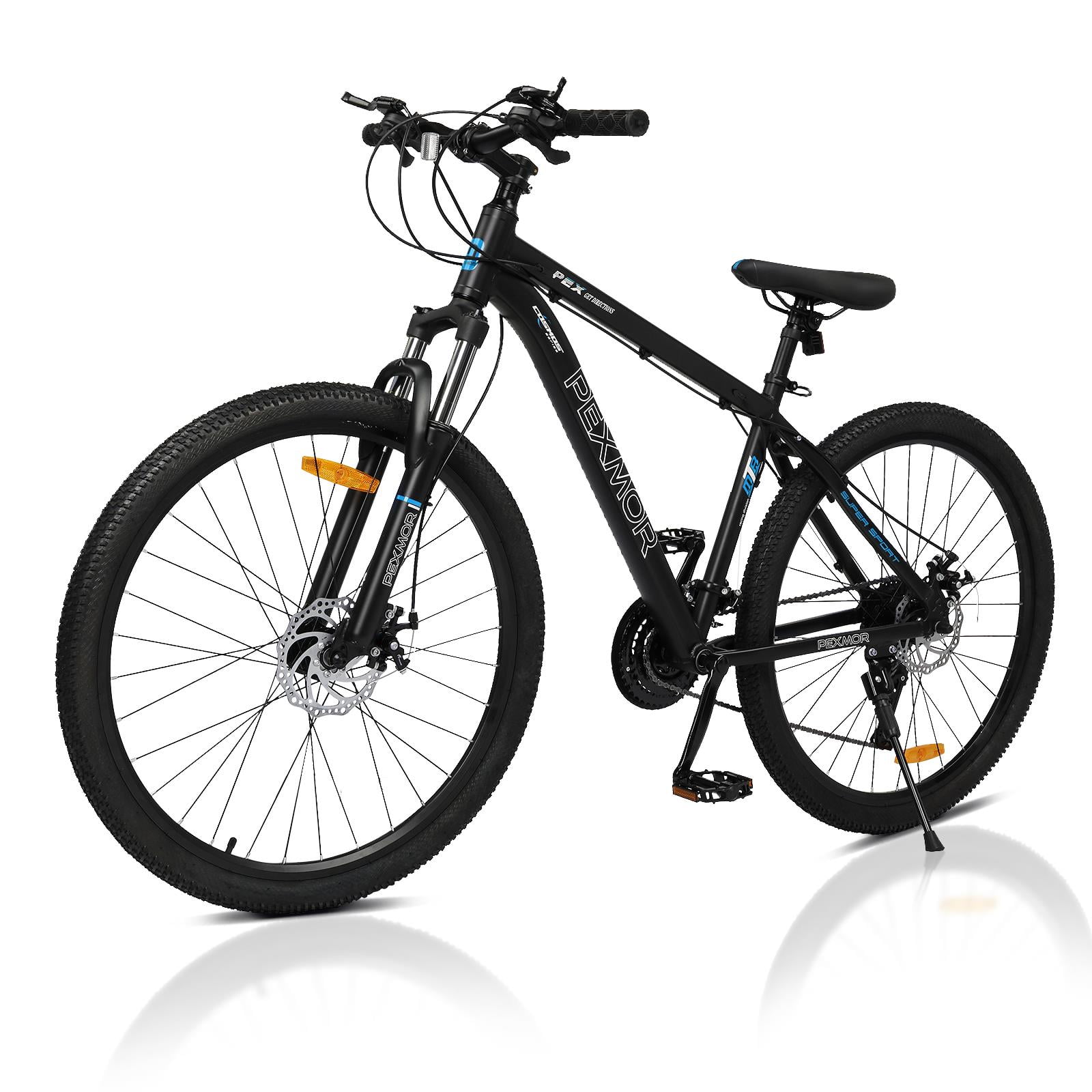 Mongoose Excursion Mountain Bike, 24inch Wheel, 21 Speeds, Boys, Black
