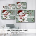 thumbnail image 5 of Peppermint Snowman Collection A- Gallery Wrapped Canvas, 5 of 9