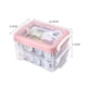 thumbnail image 2 of Juego de 30 cajas de costura, herramientas completas, kit de costura con mango de doble uso de tres capas y estuche para el hogar, color rosa, 2 of 9