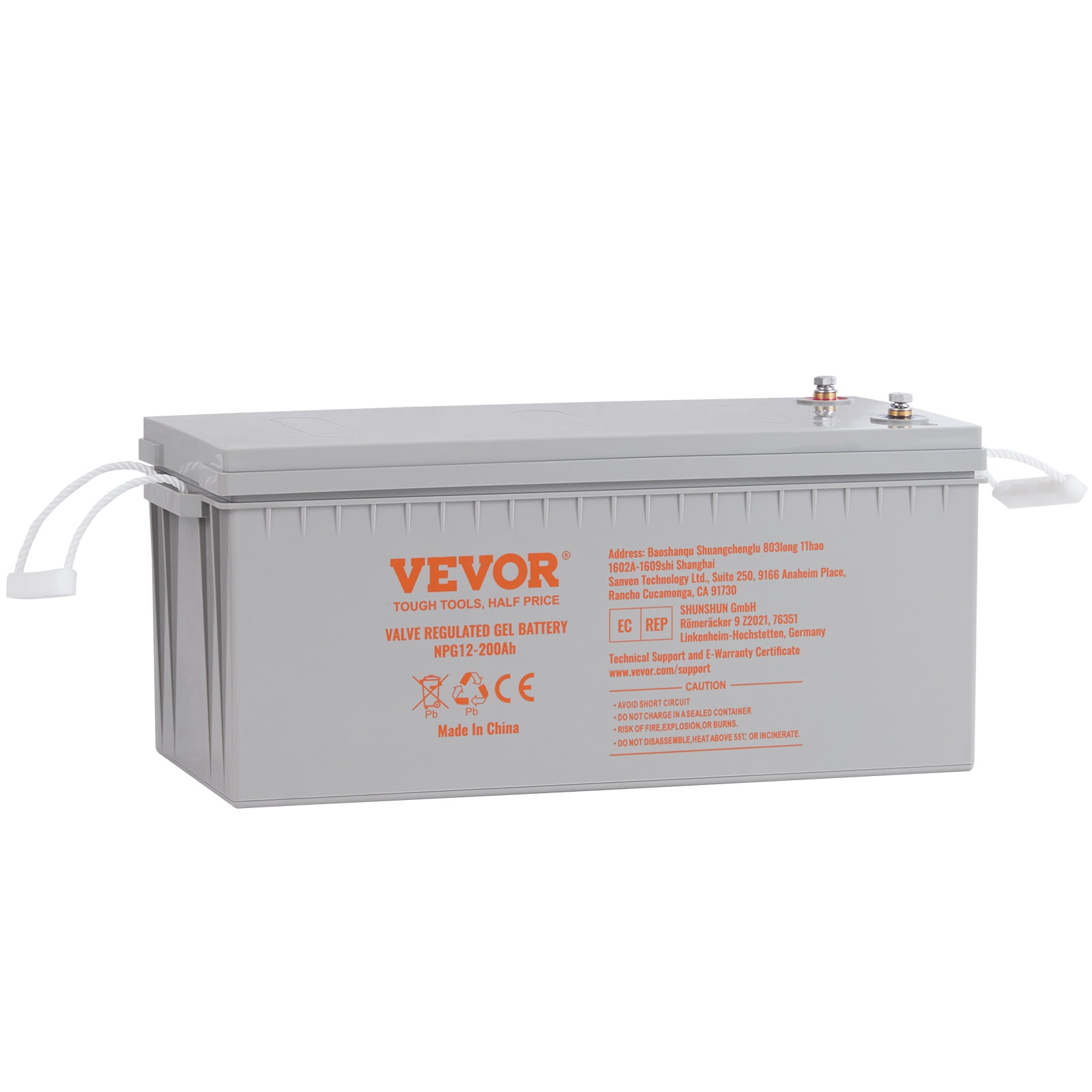KFFKFF Deep Cycle AGM Battery 12V 200 AH 1400A Max Discharge Current, Safe Charge Most Home Appliances for RV, Solar and off-grid Applications, Marine Rechargeable Battery UL Certified