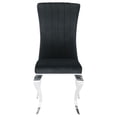 thumbnail image 4 of Betty Velvet Upholstered Dining Side Chair Black (Set of 4), 4 of 11
