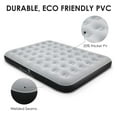 EnerPlex 9in NeverLeak Queen Airbed with High Speed Pump, Queen Size