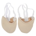 thumbnail image 1 of Zapato de baile elástico de media suela para mujer, ejercicio suave, zapatos de gimnasia rítmica, zapatillas, zapatos antideslizantes para danza del vientre para adultos (color de piel, S), 1 of 7