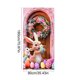 thumbnail image 3 of Decoraciones de Pascua, adornos de Pascua, regalos de Pascua, cortina de puerta de Pascua, decoraciones para fiestas, cubierta de puerta de fibra de poliéster, 3 of 6